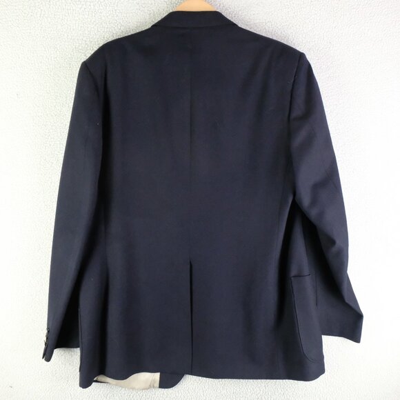 Bay Club Blazer Jacket Mens 46 Tall Wool Made Canada Classic Office Sport Coat - Picture 4 of 16